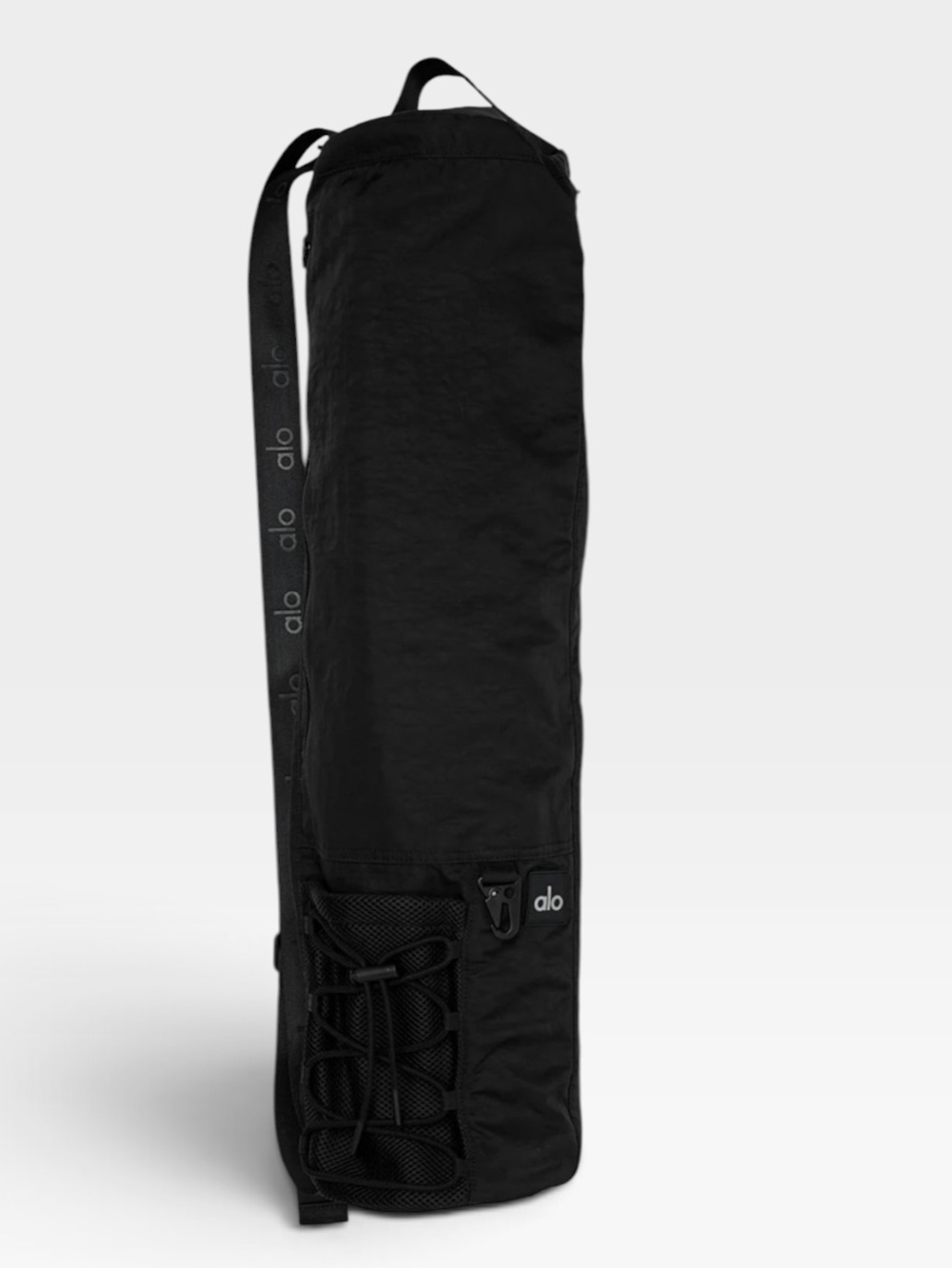 Alo Yoga Black Utility Yoga Mat Bag Carrier NWT - Picture 2 of 7